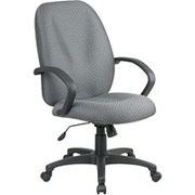 Office Star Distinctive High-Back Executive Chair, Burgundy