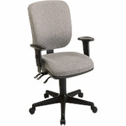 Office Star - Ergonomic High-Back Dual Function Task Chair, Charcoal