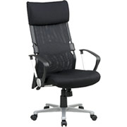 Office Star European Screen Back Chair with Mesh Seat