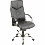 Office Star - Executive High-Back Leather Chair