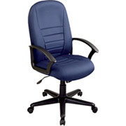 Office Star High Back Executive Chair, Blue