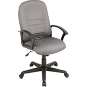 Office Star High Back Executive Chair, Gray