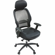 Office Star - Matrex Executive High-Back Chairs, Mesh