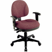 Office Star - Mid Back Ergonomic Manager's Chair, Plum
