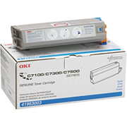 Okidata 41963003 Cyan Toner Cartridge