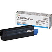 Okidata 42127403 Cyan Toner Cartridge, High Yield