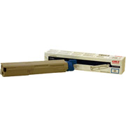 Okidata 43459303 Cyan Toner Cartridge, High Yield