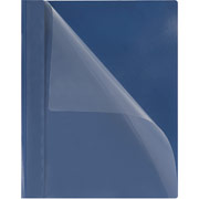 Oxford PressLock Clear Front Report Covers, Blue