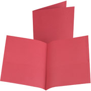 Oxford Twin-Pocket Portfolios, Red, 25/Box