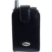 Palm Treo 700/650 Black Leather Flipcase by RhinoSkin
