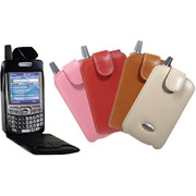 Palm Treo 700/650 Red Leather Flipcase Series by RhinoSkin