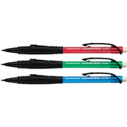 PaperMate Clickster Grip Mechanical Pencils, .5mm, Assorted Barrels, Dozen