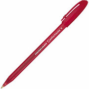 PaperMate ComfortMate Ballpoint Pens, Medium Point, Red, Dozen