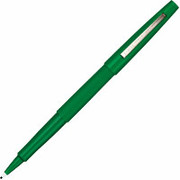 PaperMate Flair Felt-Tip Pens, Medium Point, Green, Dozen