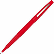 PaperMate Flair Felt-Tip Pens, Medium Point, Red, Dozen