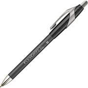 PaperMate FlexGrip Elite Retractable Ballpoint Pen, Fine Point, Black, Dozen