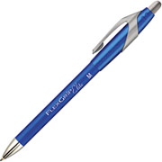 PaperMate FlexGrip Elite Retractable Ballpoint Pen, Medium Point, Blue, Dozen