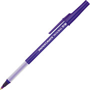PaperMate Write Bros. Grip Ballpoint Pens, Medium Point, Purple, Dozen