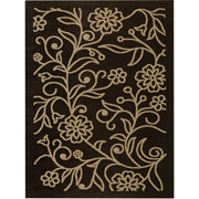 Pearl Collection, 2' x 4' Rug, Charcoal