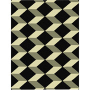 Pearl Collection 4' x 5' Rug, Charcoal/Multi