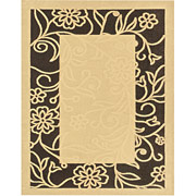Pearl Collection, 5' x 8' Rug, Beige/Charcoal