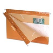 Pendaflex 5 Tab Hanging Files, Legal, Orange, 25/Box