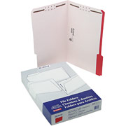 Pendaflex Colored Fastener Folders, Legal, Red, 50/Box