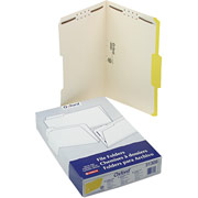 Pendaflex Colored Fastener Folders, Legal, Yellow, 50/Box
