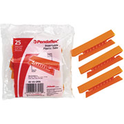 Pendaflex Colored Index Tabs for Hanging File Folders, Orange, 3 Tab, 3 1/2" Long