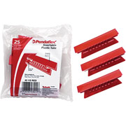 Pendaflex Colored Index Tabs for Hanging File Folders, Red, 3 Tab, 3 1/2" Long