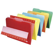 Pendaflex Colored Interior File Folders, Letter, Assorted, 100/Box