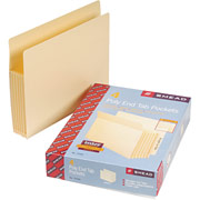 Pendaflex Convertible End Tab File Pockets, Reinforced Gusset, Letter, 5 1/4" Expansion, 10/Box