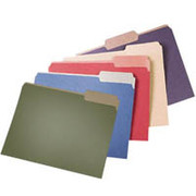 Pendaflex Earthwise 100% Recycled Colored File Folders, Letter, 3-Tab, Assorted, 50/Box
