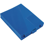 Pendaflex End-Tab Colored Vinyl Outguides, Blue, Center Tab, Letter Size