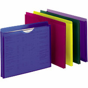 Pendaflex Poly File Jackets, Letter, Assorted, 10/Pack