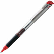 Pentel EnerGel Liquid Gel-Ink Metal Tip Pens, Medium Point, Red, Dozen