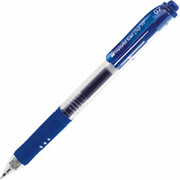 Pentel Hybrid Gel Grip RTX Retractable Pens, Medium Point, Blue, Dozen