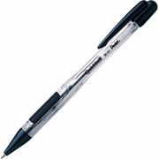 Pentel Quickball Retractable Ballpoint Pens, Medium Point, Black