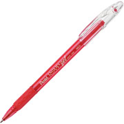 Pentel R.V.S.P. Gel-Ink Pens, Medium Point, Red, Dozen