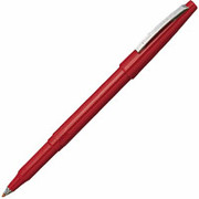 Pentel Rolling Writer Pens, Medium Point, Red, Dozen