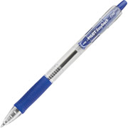 Pilot EasyTouch Retractable Ballpoint Pens, Fine Point, Blue, Dozen