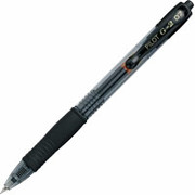 Pilot G-2 Retractable Gel-Ink Pens, Fine Point, Black, Dozen
