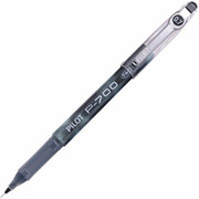 Pilot P-700 Precise Gel Roller Pen, Fine Point, Black, Dozen