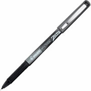 Pilot Precise Zing Rollerball Pens, Fine Point, Black, Dozen