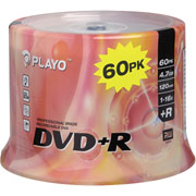 Playo 60/Pack 4.7GB DVD+R, Spindle