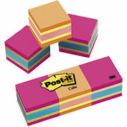 Post-it 2" x 2" Assorted 6-Color Memo Cube