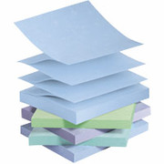 Post-it 3" x 3" Assorted Aquatic Pop-up Notes