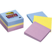 Post-it  3" x 3" Assorted Super Sticky Notes