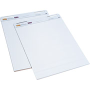 Post-it 30" x 25" Plain White Self Stick Easel Pad