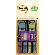 Post-it Assorted Bright Flag Bonus Pack w/Free Durable Tabs